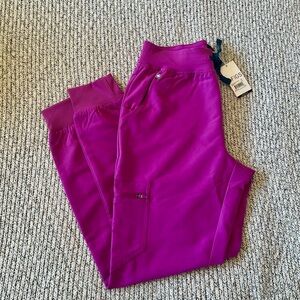 Vibrant Purple Jogger scrub Pants